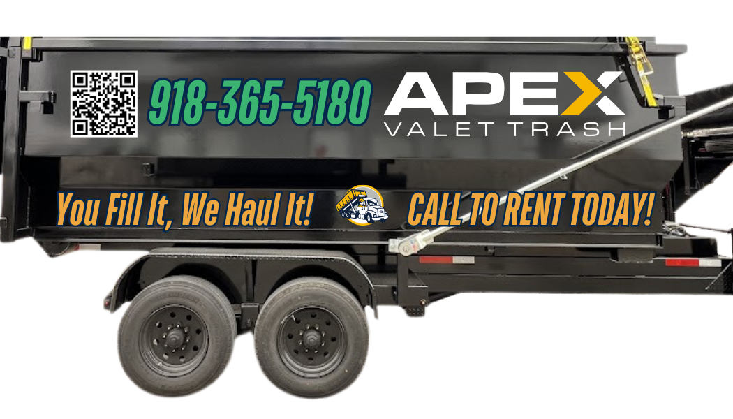 Apex dump trailer signposted You Fill It, We Haul It
